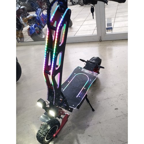 ULTRON T128 V2 Extra DUAL MOTOR 2X3000W >6000W max 60V 35Ah με εξτρά φώτα LED και διάφανο πάτωμα.