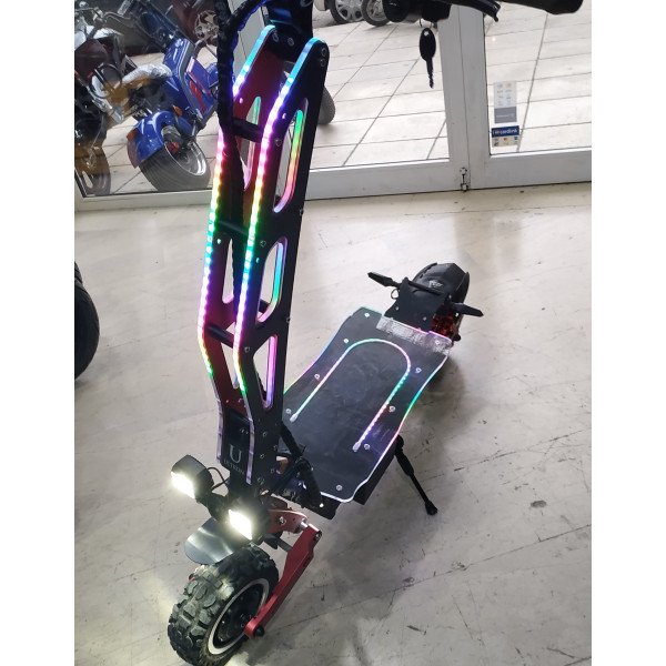 ULTRON T128 V2 Extra DUAL MOTOR 2X3000W >6000W max 60V 35Ah με εξτρά φώτα LED και διάφανο πάτωμα.